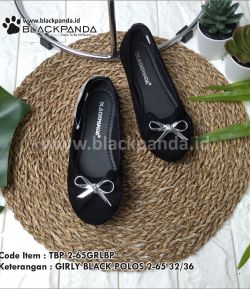 GIRLY BLACK POLOS 2-65 32/36